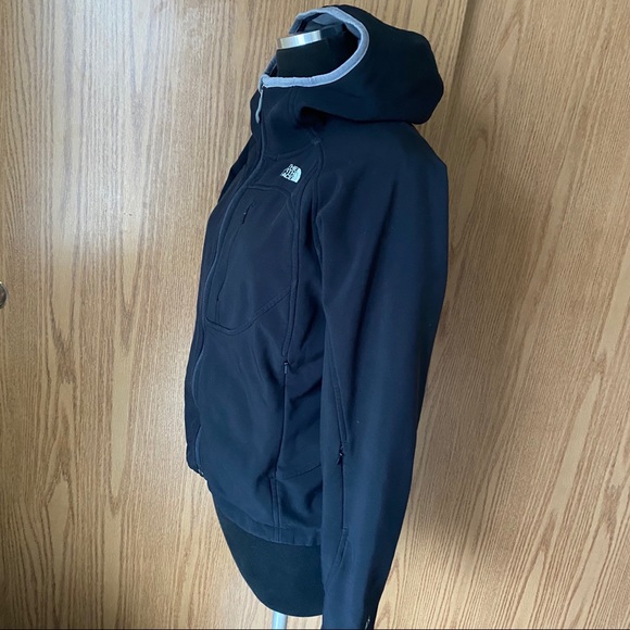 North face black soft shell Recco Apex Jacket - Picture 3 of 10